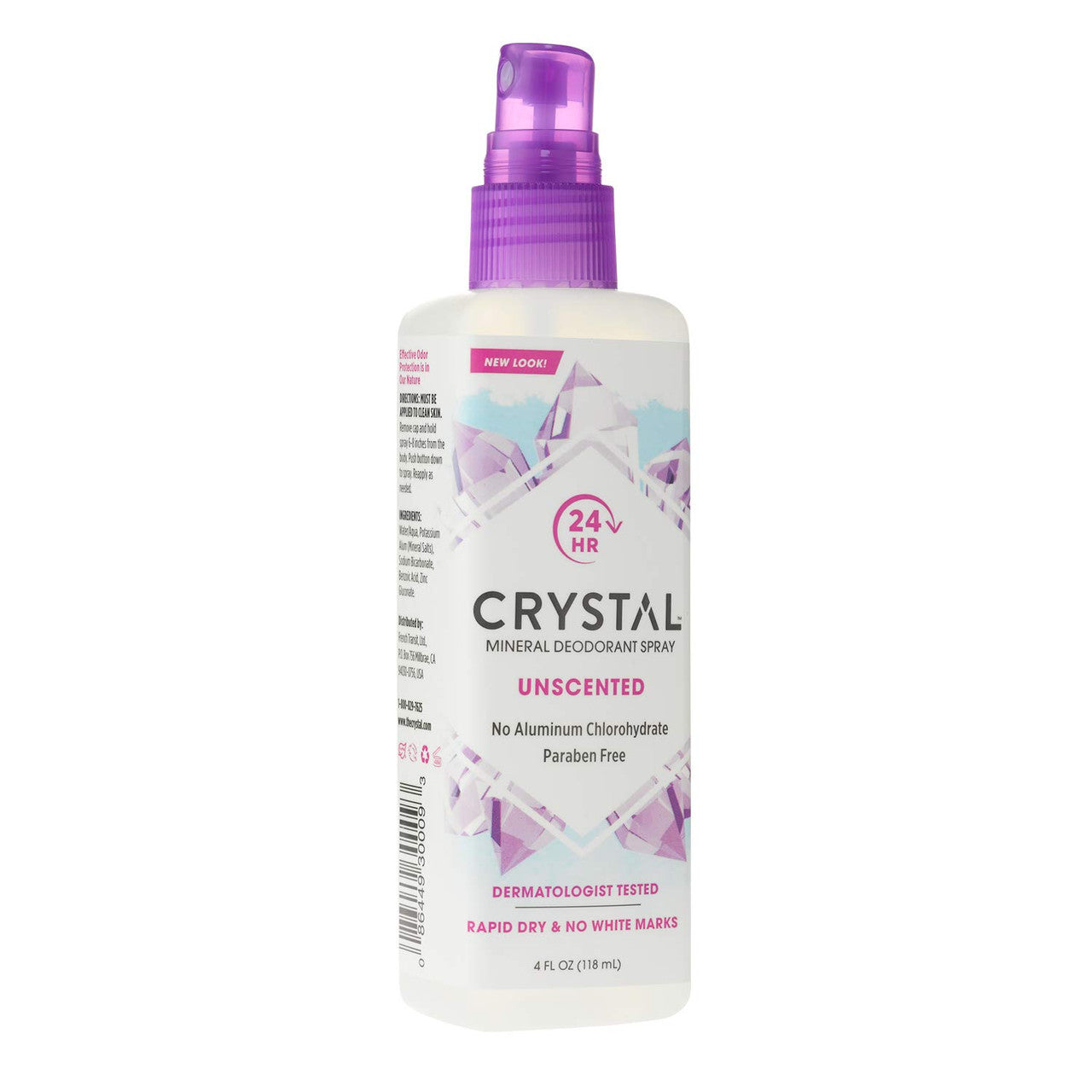 Crystal Deodorant Crystal Body Spray Deodorant (1x4 Oz)